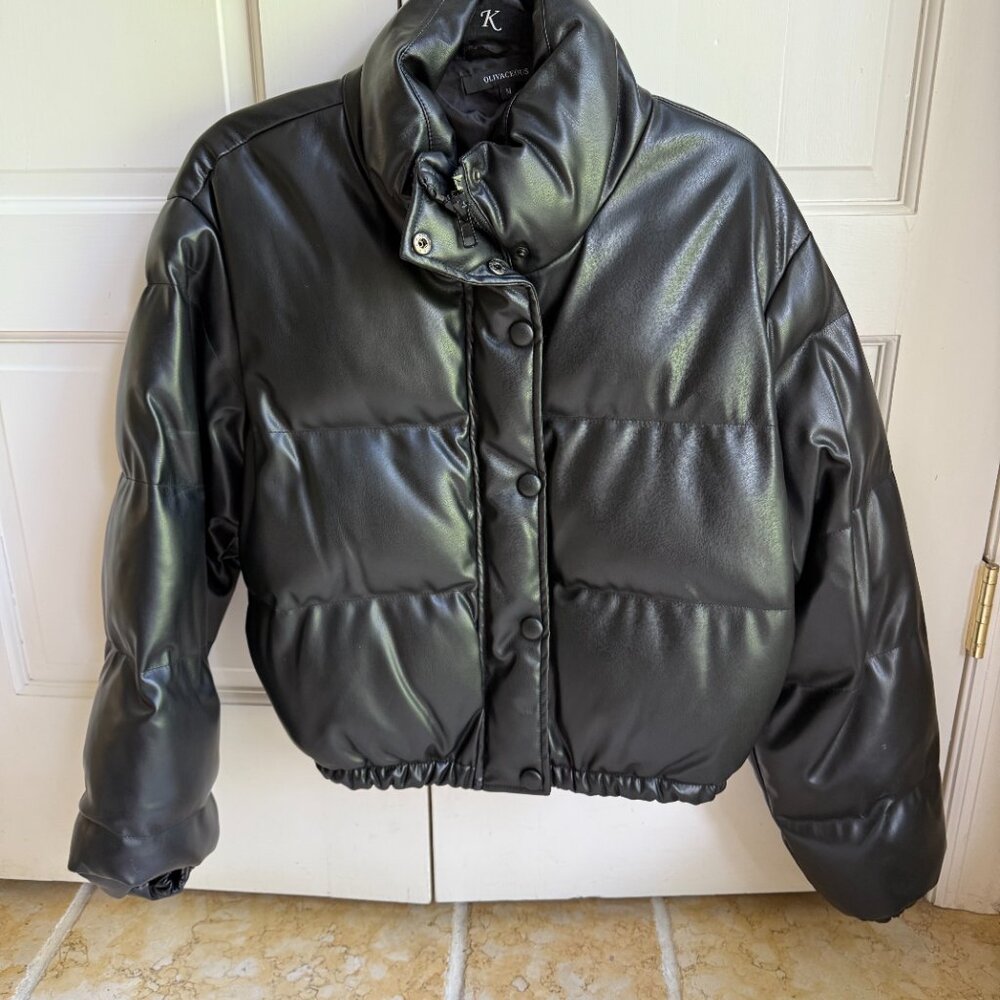 Olivaceous Black Bomber Jacket - Picture 2 of 4